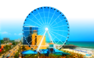 Holiday Pavilion Oceanfront Resort Vacation Rental Condo Local Attractions - Myrtle Beach Sky Wheel