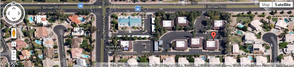 Mesa AZ Dentist Map Robison Dental Group