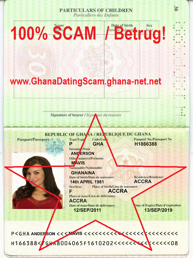 Ghana Woman Scammer List