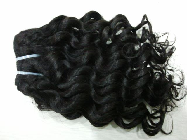  Deep Curly Machine Weft Remy Hair