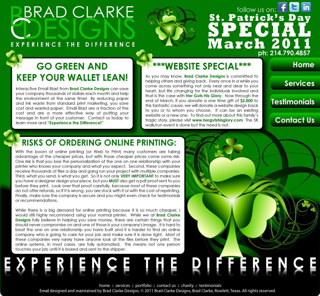 Customized Email Blast