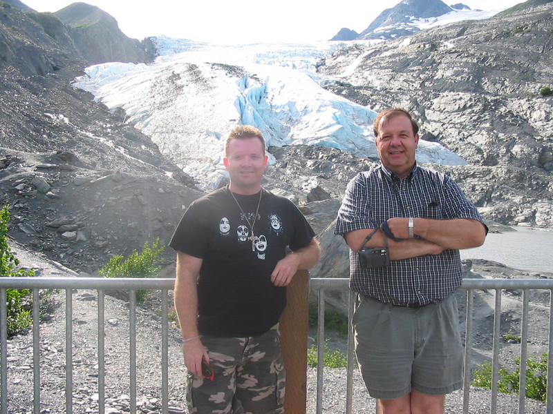 Kevin with his father, Larry