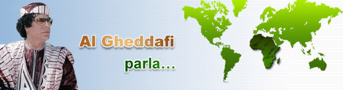 Muammar Al Gheddafi parla italiano