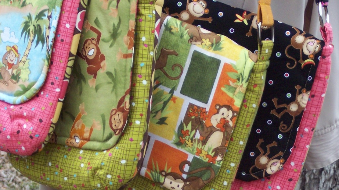 Handcrafted in America, one-of-a-kind, messenger bags, totes, purses
