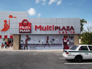 Multiplaza fachada en panel de aluminio Aludaissa