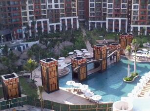 Villa Palmar panel de aluminio ALPOLIC JBR area albercas