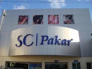 Zapateria Pakard Cancun panel de aluminio Aludaissa SMX
