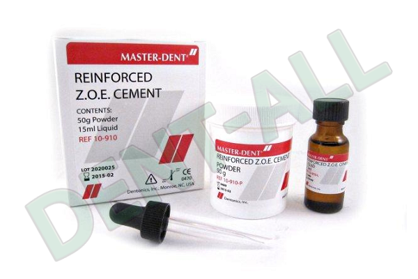 Cemento Oxido de Zinc con Eugenol Master-Dent Dentonics