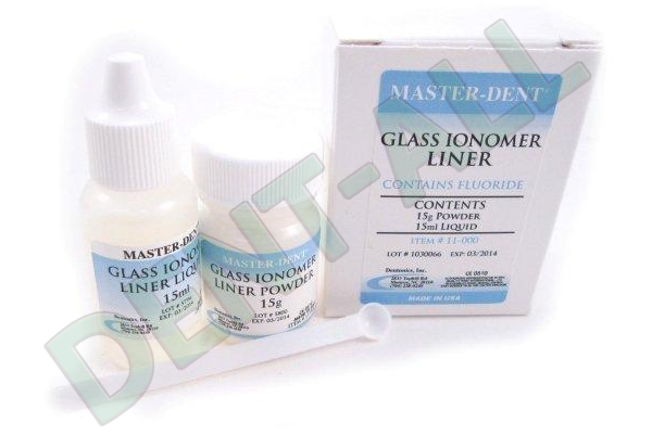 Cemento Ionomero de Vidrio Liner Master-Dent de Dentonics
