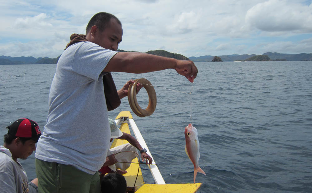 Man with fish