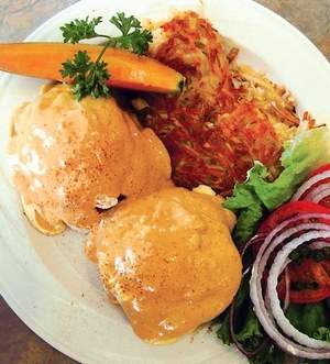 Peg's eggs: You will like them here or there