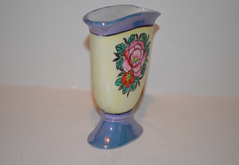 Seiei & Co Hand Painted Made in Japan Lusterware Vase