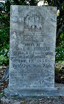Restored headstone