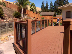  Deck with Handrair