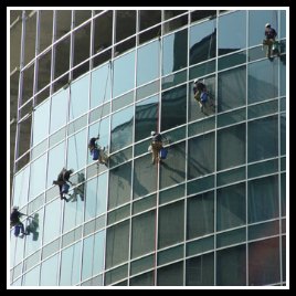 Rope access team