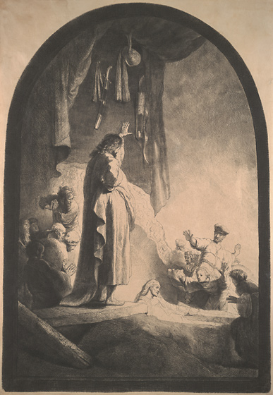 Rembrandt Van Rijn - The Raising of Lazarus 