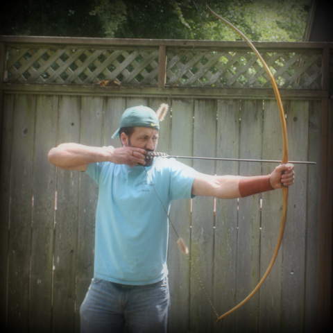 full-draw longbow osage orange