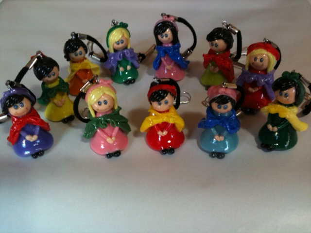 Caped Dolls Key Chain