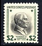 United States President Warren G. Harding Stamp