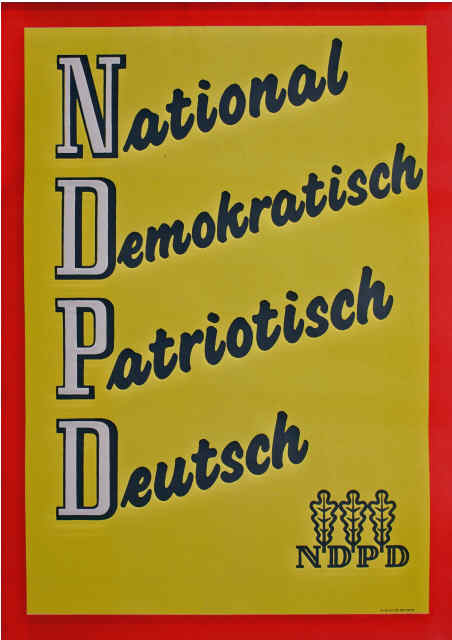 NDPD der DDR zu den DDR Wahlen 1990 