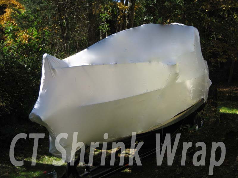 Boat Shrink Wrapping - CT Shrink Wrap