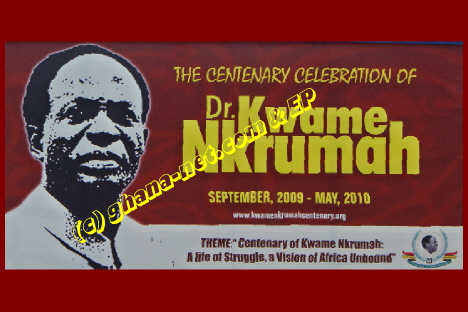 Kwame Nkrumah - born at Nkroful (British Gold Coast - today Republic of Ghana)