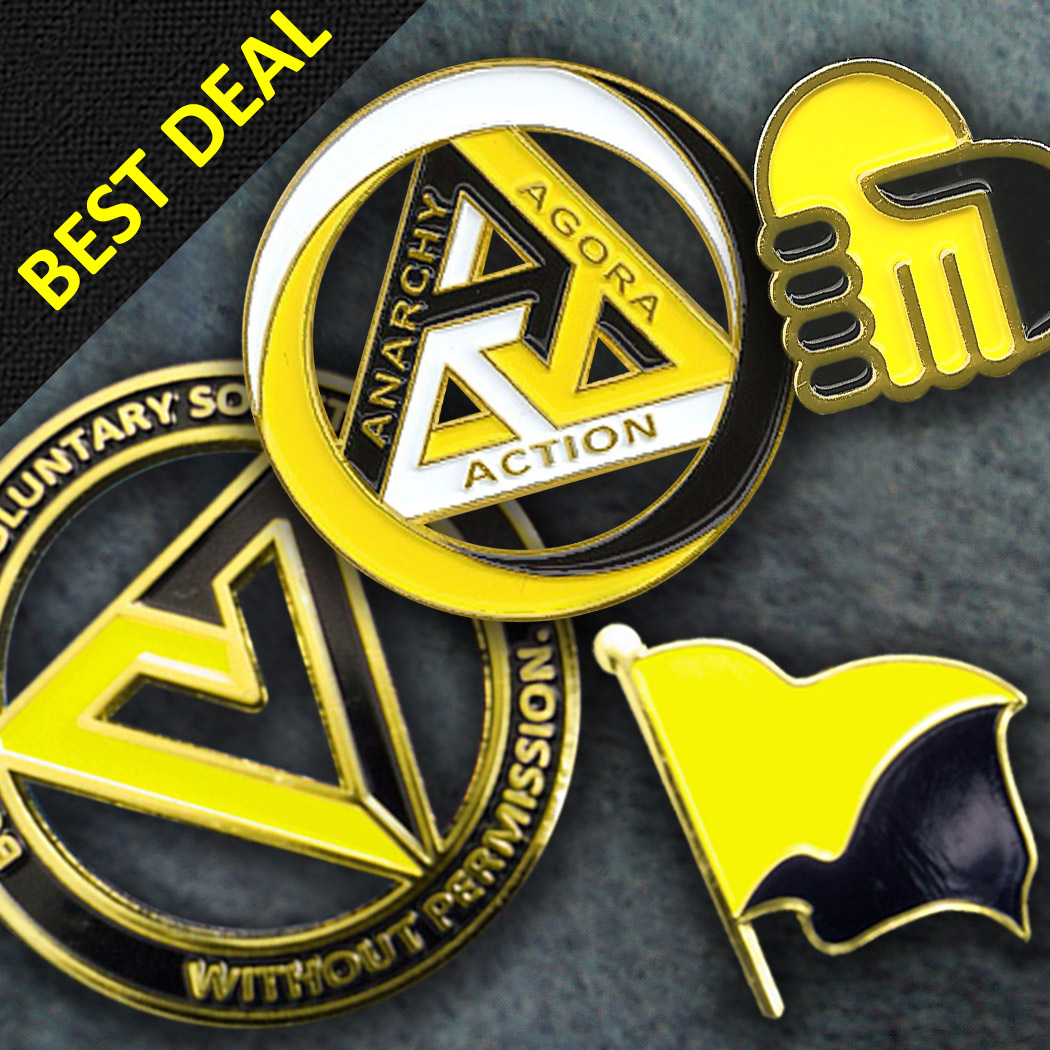 Voluntaryist Four Pin Set