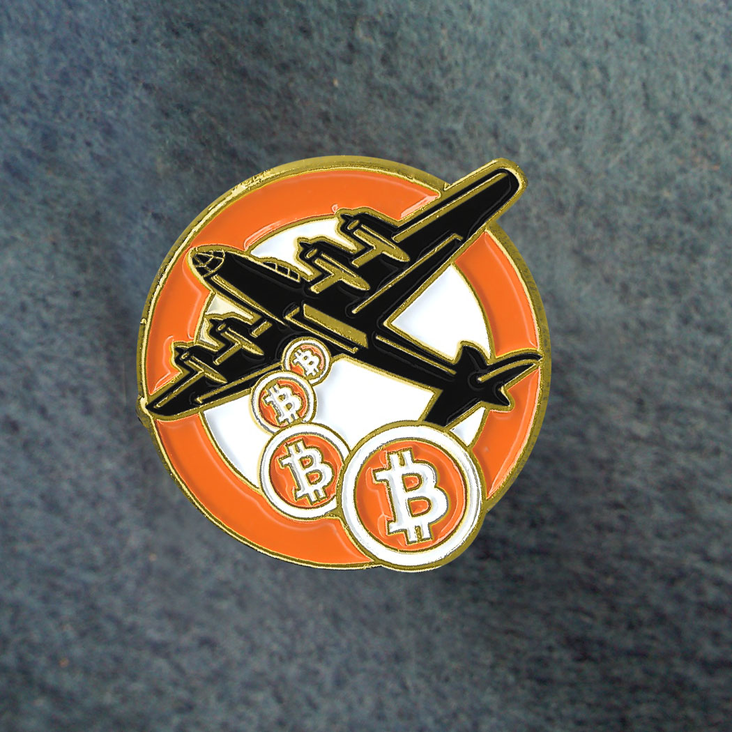 Bitcoin Bomber Pin