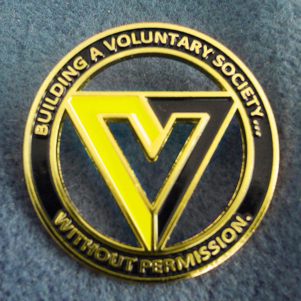Voluntaryist V Pin