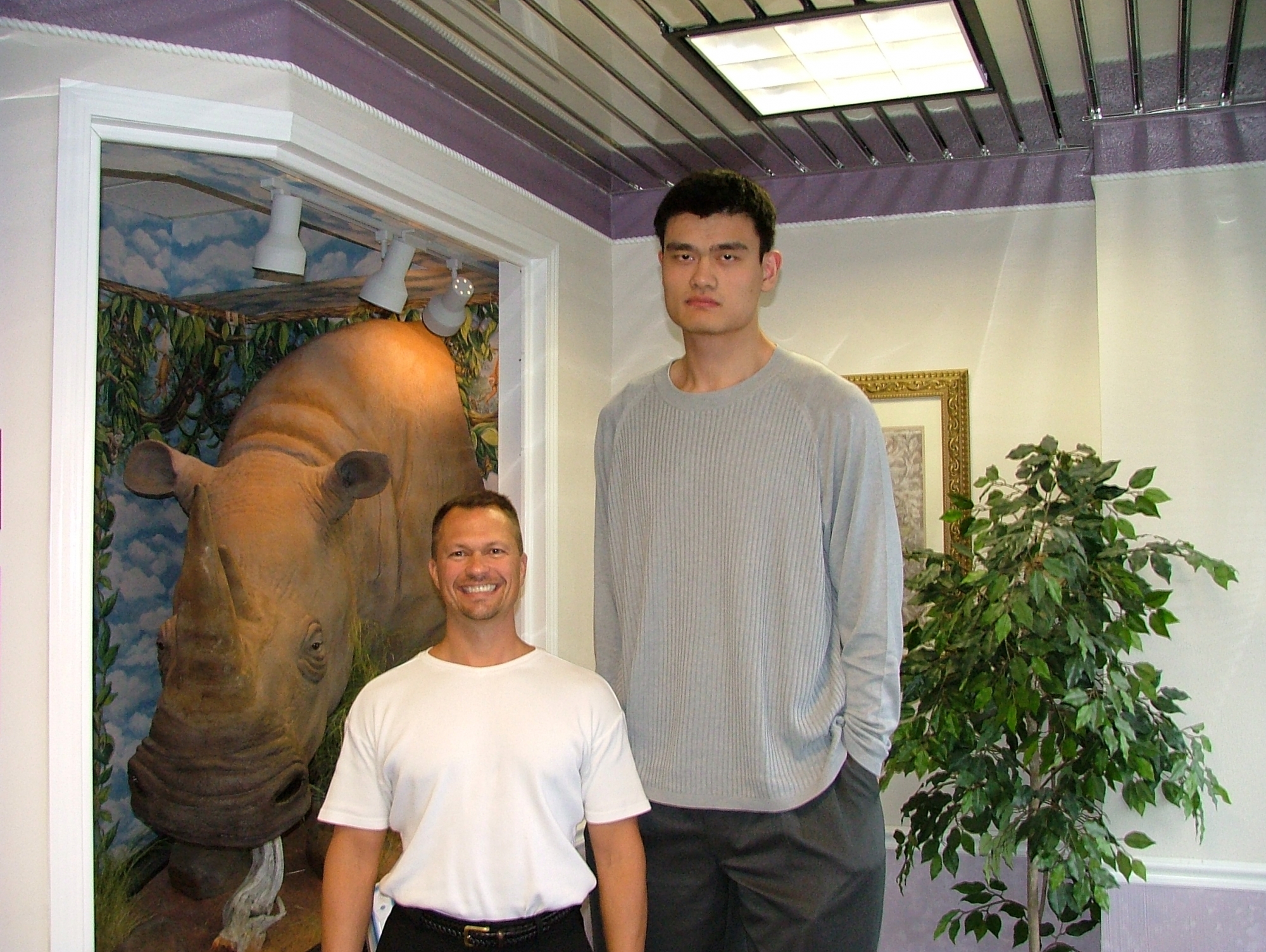 Dr. Bob and Yao Ming