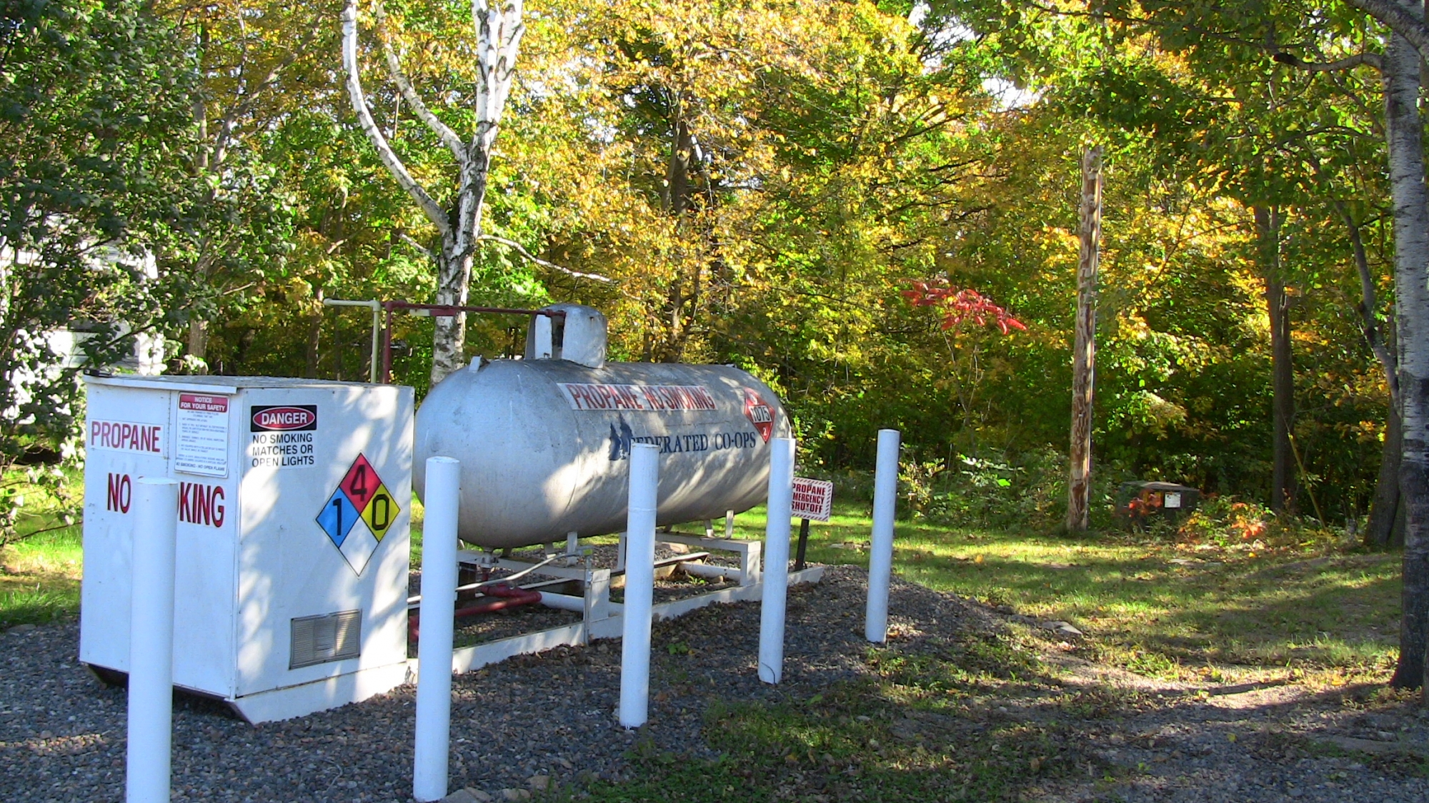 Propane sales at Woodsong RV Resort