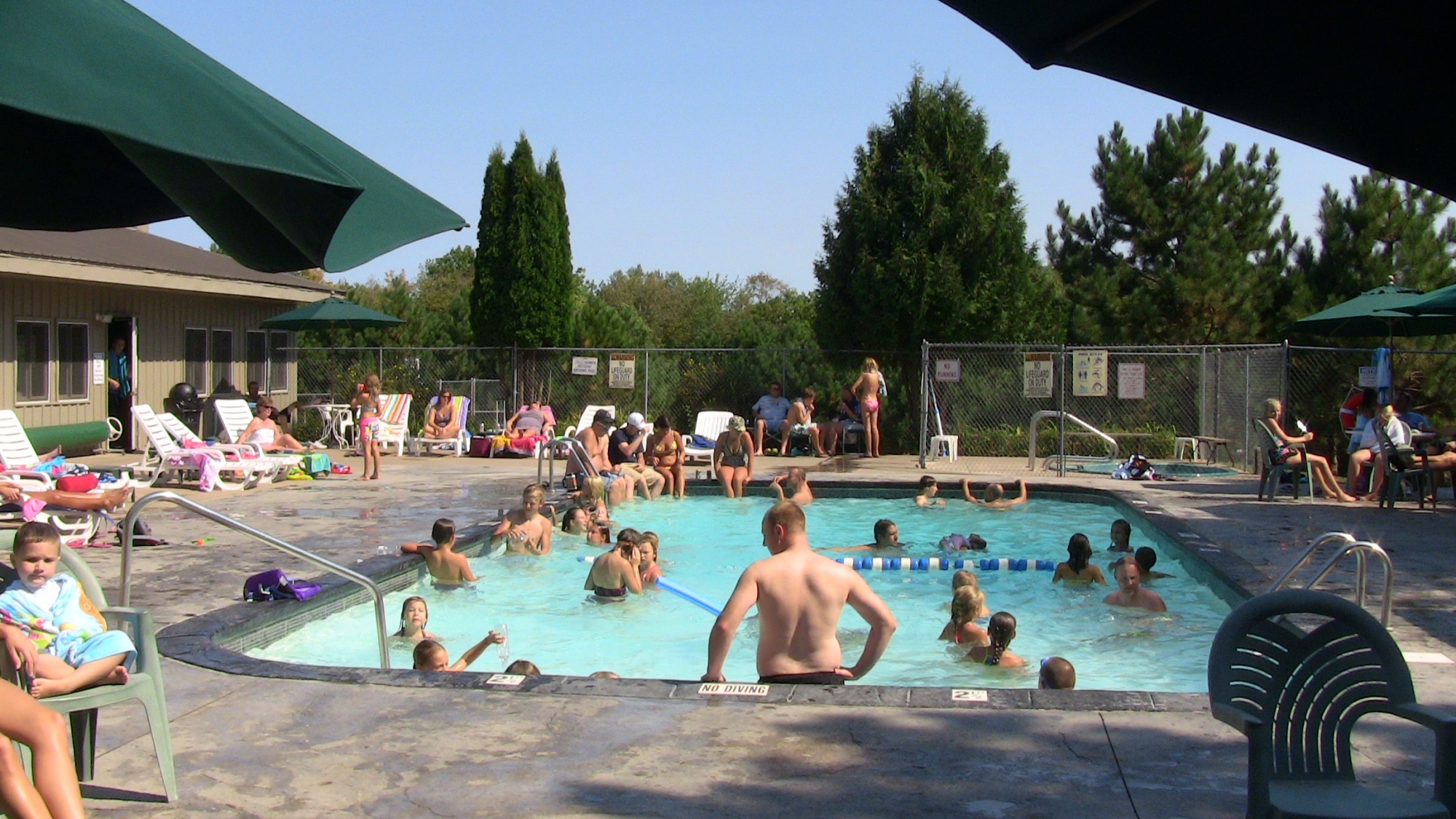 Pool at Woodsong RV Resort