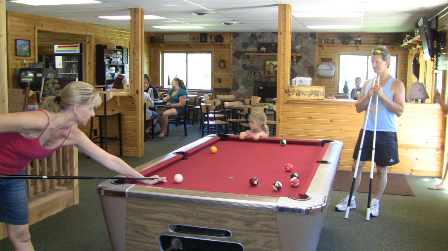 Inside the Lodge at Woodsong RV Resort