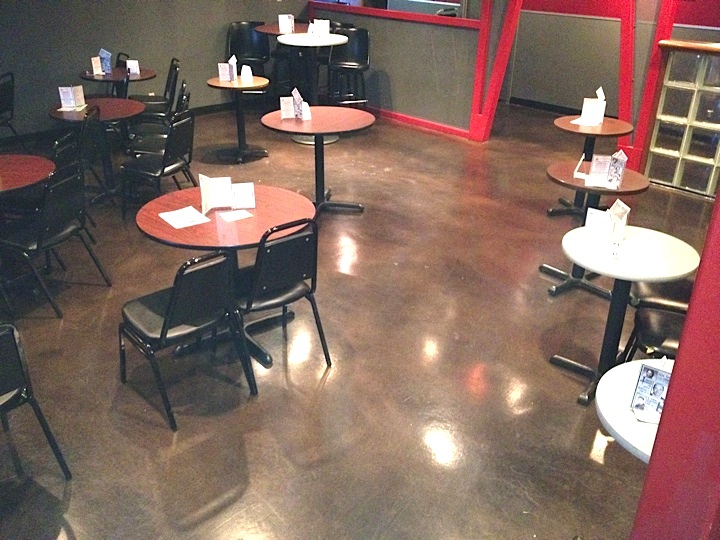 Commercial Interior Stained Concrete