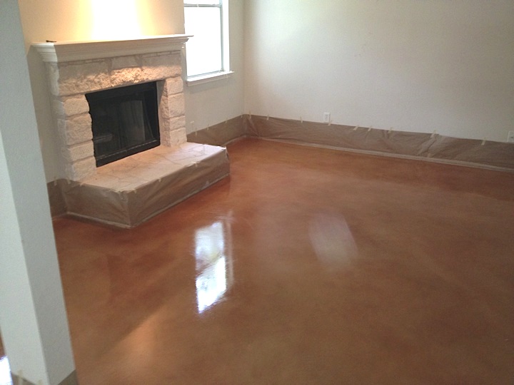 Interior Stained Concrete