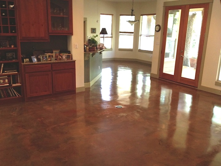 Interior Stained Concrete