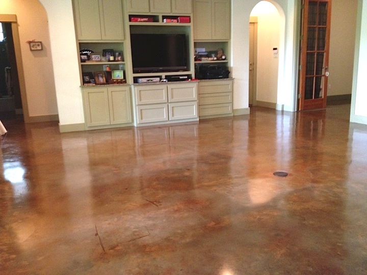 Interior Stained Concrete