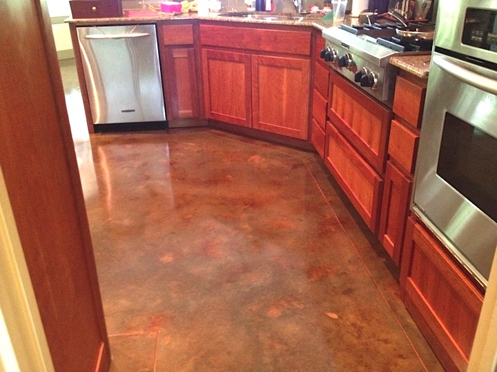 Interior Stained Concrete