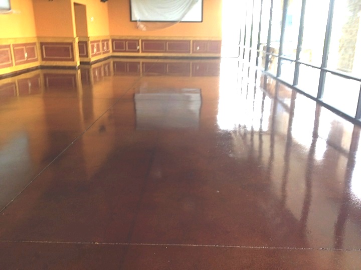 Commercial Interior Stained Concrete