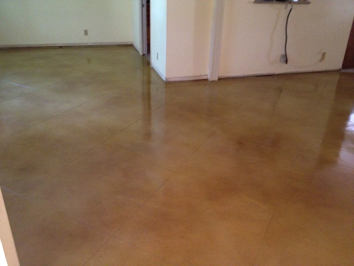 Interior Stained Concrete