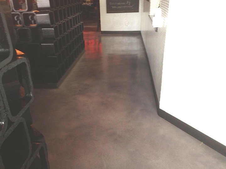 Commercial Interior Stained Concrete