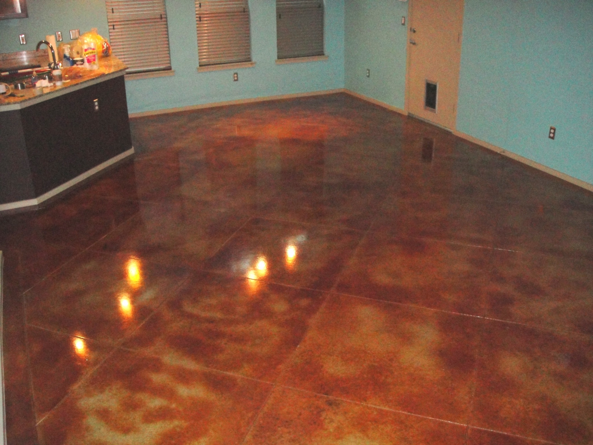 Interior Stained Concrete