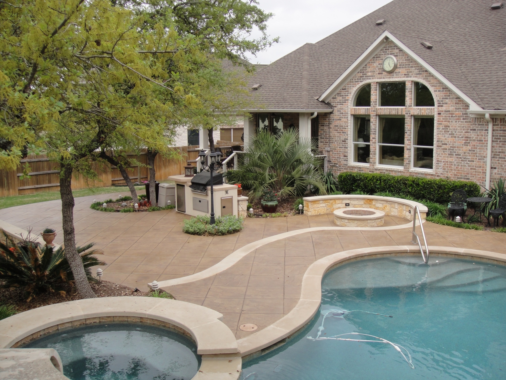 Exterior Stained Concrete