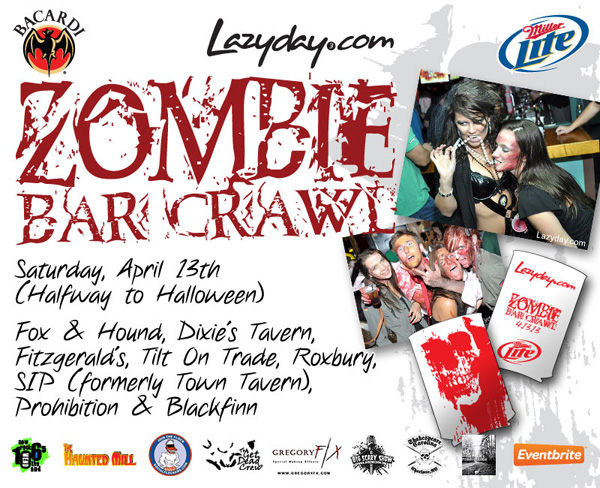 Zombie Bar Crawl Charlotte