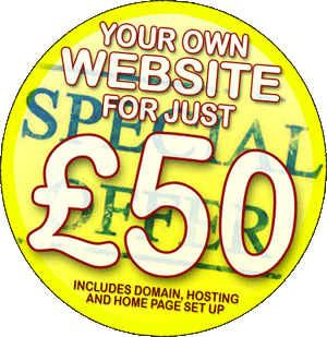 Your own site for £50