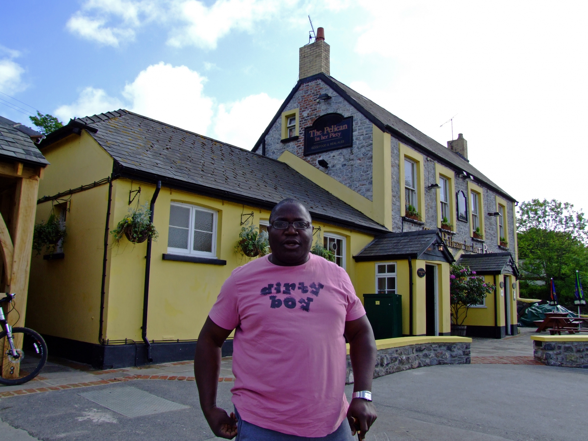 Peter - during a day out in Wales